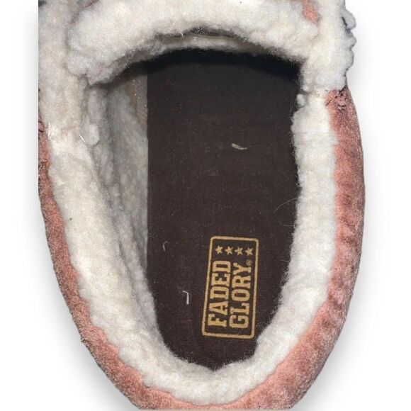 Faded Glory Lydia Fleece Lined Boots Vintage Brown Suede 6295020 Men's 12 - Picture 8 of 10